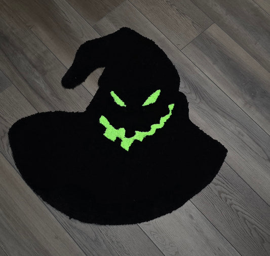 Oogie Boogie, what's glowing the dark eyes?